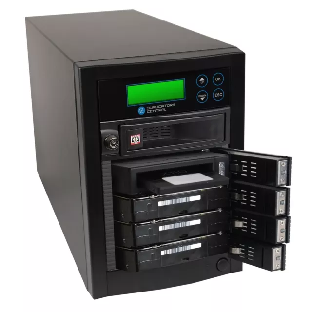 1 to 4 Multiple SATA Hard Drive HDD & SSD Memory Card Copier Duplicator 150mb/s