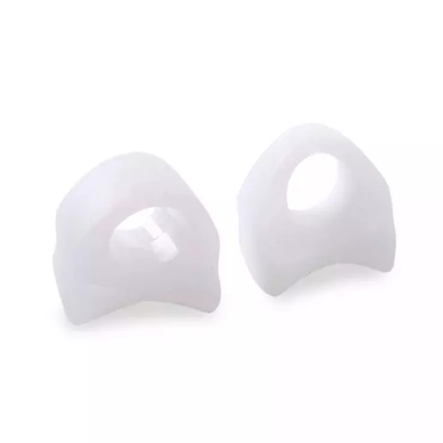 1 Pair Silicone Stay Put Straightener Separator Gel Toe Bunion Corrector Cushion 3