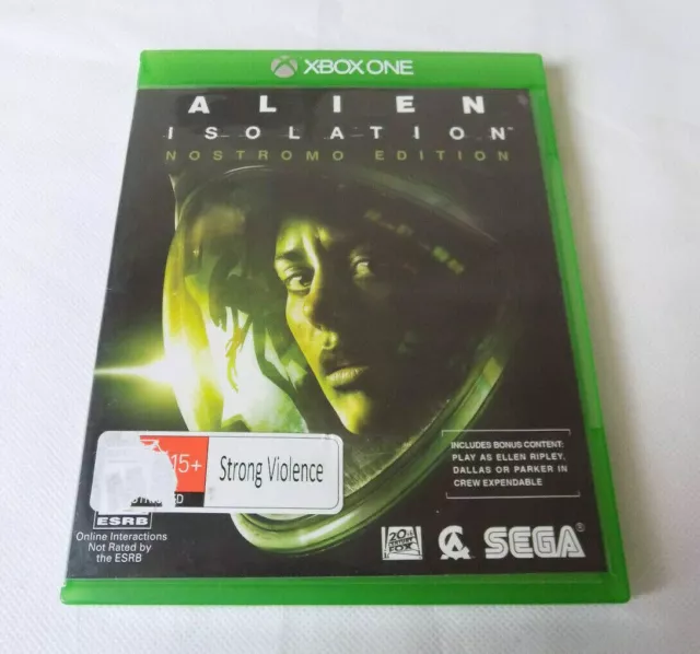 Mint Disc Xbox One Alien Isolation Nostromo Edition Free Postage