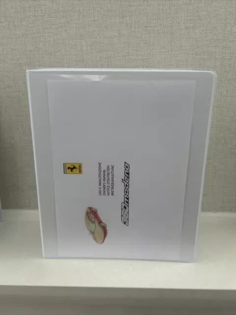 Ferrari 360 Modena Version Owners Manual Folder