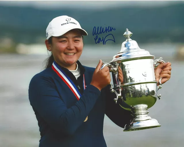 LPGA GOLFER ALLISEN CORPUZ SIGNED 2023 US OPEN CHAMPION 8x10 PHOTO 1 w/COA GOLF