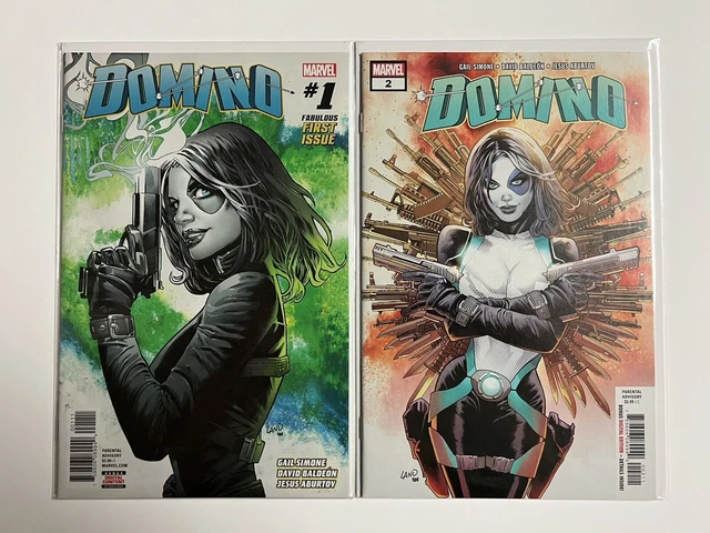 DOMINO #1 & #2 Lot Marvel Comics Gail Simone 2018