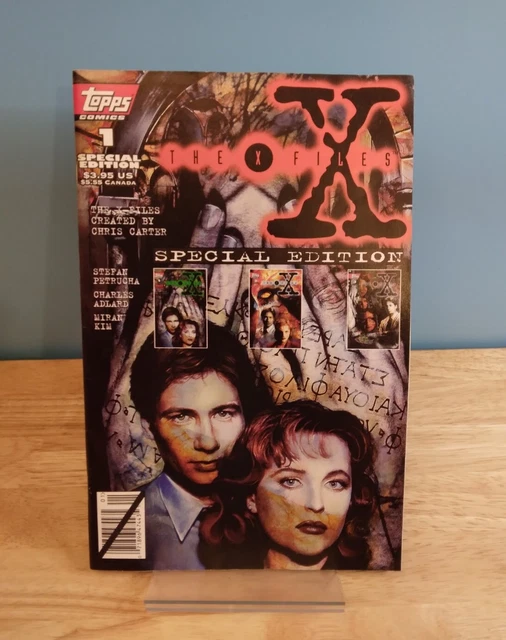 X-Files Special Edition #1 Newsstand Topps Comics 1995 Scully & Mulder