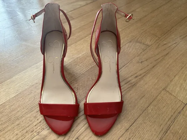 Jessica simpson Sandal Heels Red Size 6.5