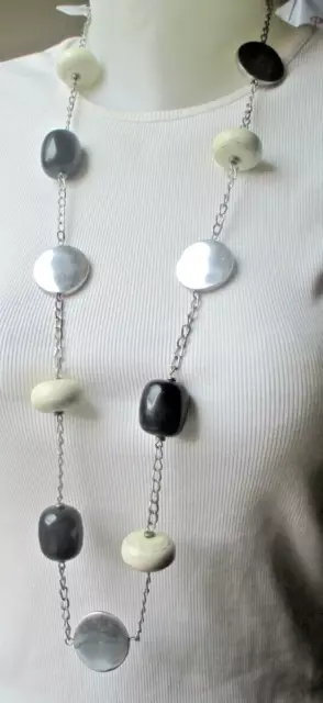 Argent Noir Nom Initial Lettre Alphabétique A Cercle Pendentif Collier Argent Noir Nom Initial Lettre Alphabétique A Cercle Pendentif Collier