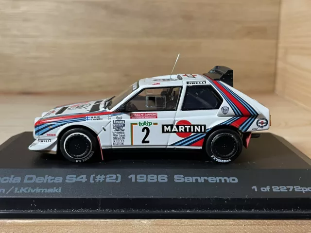 Hpi-Racing 967 Lancia Delta S4 #2 M.alen Winner Sanremo Rally 1986 1:43 2