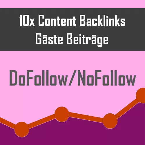 10 Content Backlinks - Gäste Beiträge - Backlinks kaufen - DoFollow/NoFollow SEO