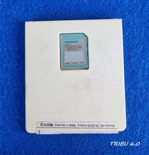 SIEMENS Simatic S7-300 Memory Karte 64 KB Mmc 6ES7 953-8LF30-0AA0 Ohne Öffnen