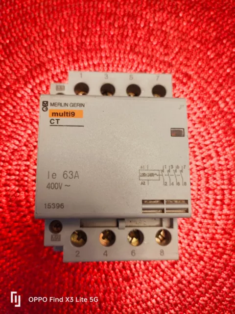 CONTACTEUR TETRA 63Ampère 4contact NO SCHNEIDER ELECTRIC MERLIN GERIN 63A 220Vac