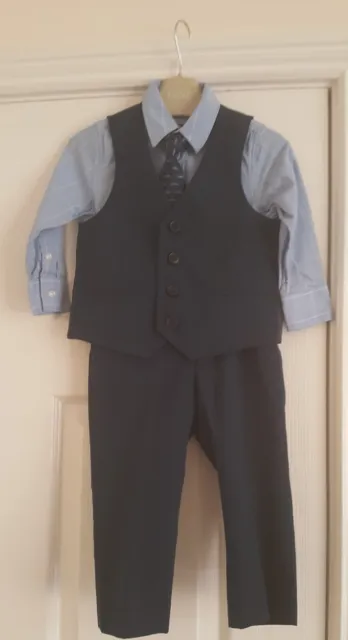 Boys occasion wear, 3 piece suit, age 12-18 months
