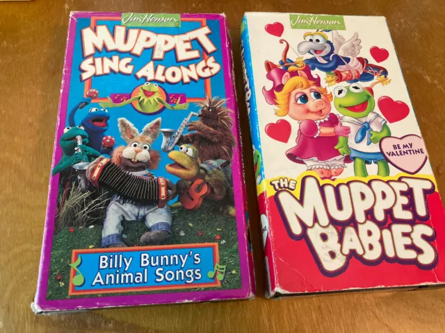 RARE VHS JIM Henson Muppet Sing Alongs: Billy Bunny's Songs and Muppet ...
