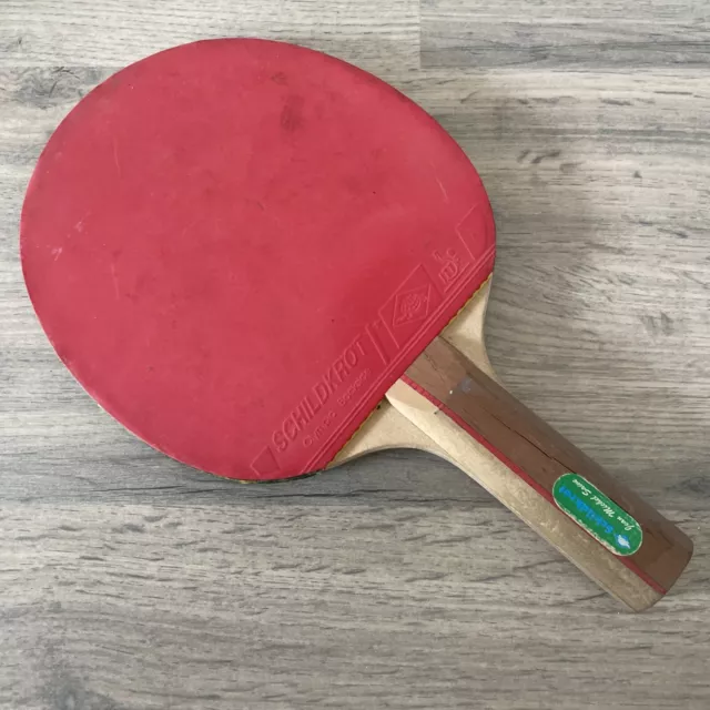 Schildkrot Jean Michel Saive Table Tennis Ping Pong Paddle Bat  Used