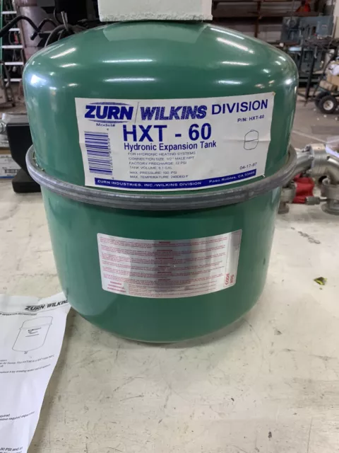 Zurn Wilkins HXT-60 Hydronic Expansion Tank 6.1 Gal