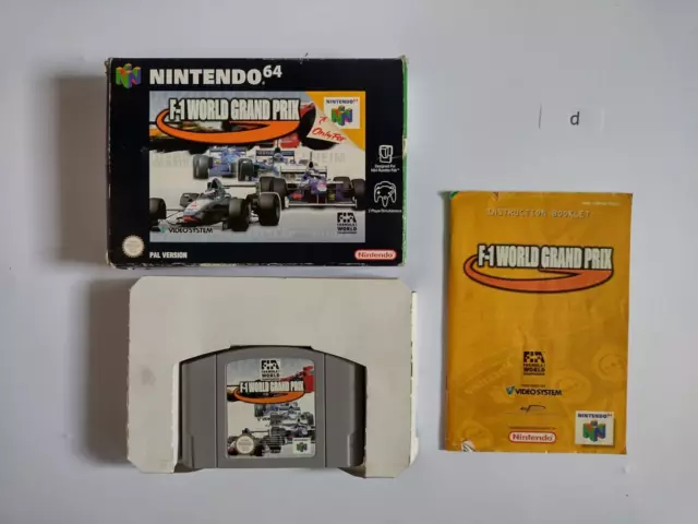 N64 F 1 WORLD GRAND PRIX ~ Nintendo 64 PAL Boxed Complete