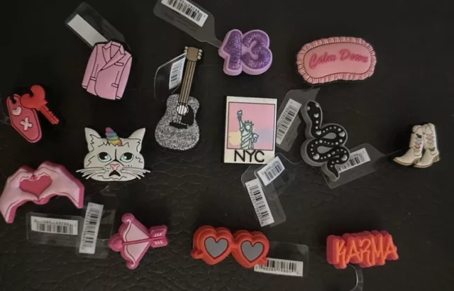 NEW - Taylor Swift Croc Charms (10)
