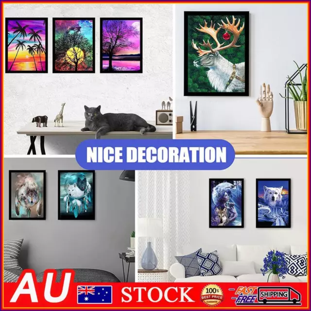 Diamond Painting Magnetic Frame Self-Adhesive (Black Glossy Inner Size 25x35cm)