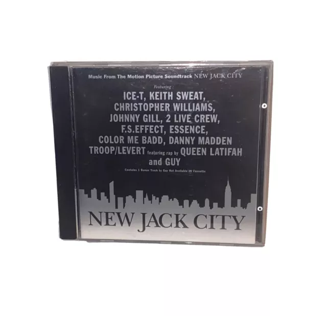 New Jack City - 1991 Warner Bros. Soundtrack CD Album - FREE SHIPPING TESTED