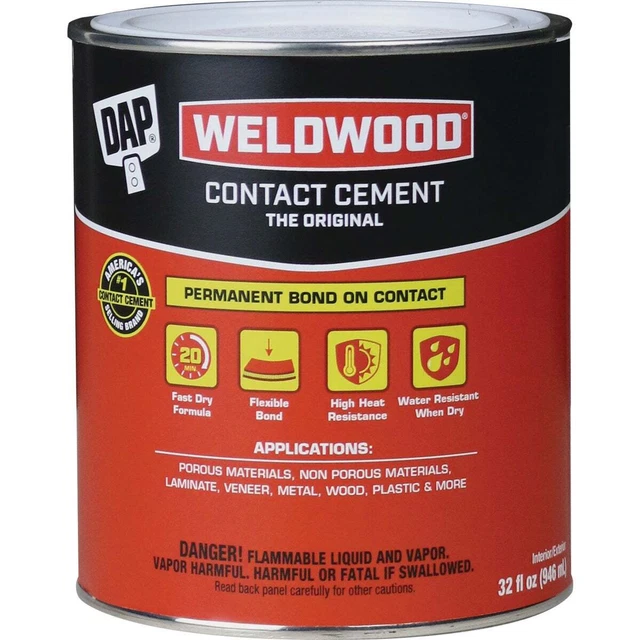 DAP Weldwood Qt. The Original Contact Cement 00272 DAP Weldwood 00272 1 Qt.