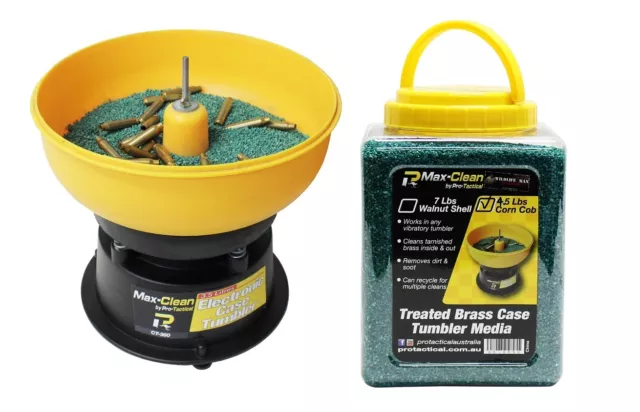 NEW 3.5L Electronic Vibratory Case Tumbler CT350 - Reloading Brass Cleaning  Dry