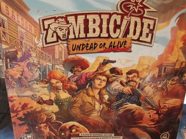 Zombicide: Undead or Alive Base Core Western Board Game CMON Cool Mini New!