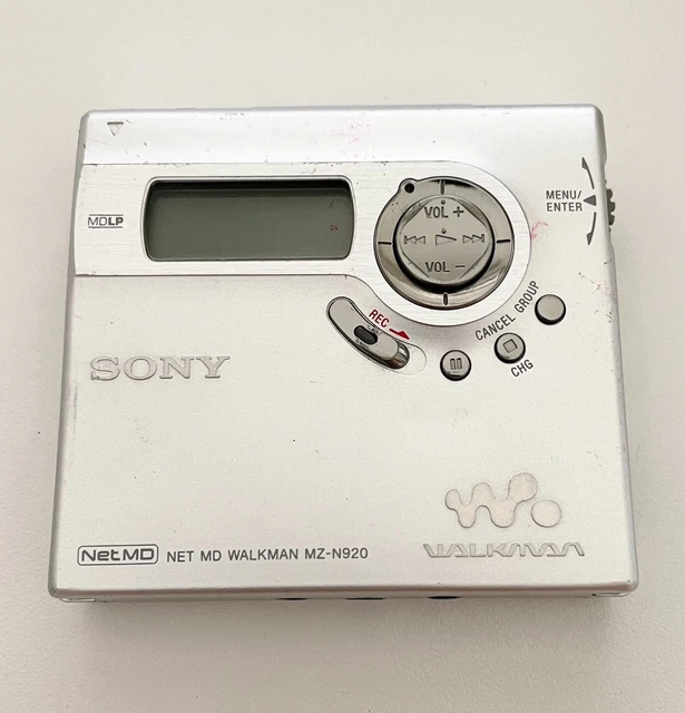 SONY MZ-N920 MD Walkman NetMD Portable MiniDisc Audio Player