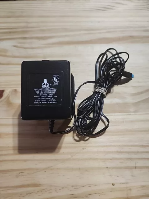 Official Atari 7800 Game Power Supply Part CO 24471-001 Rare Blue Tip 9V OEM