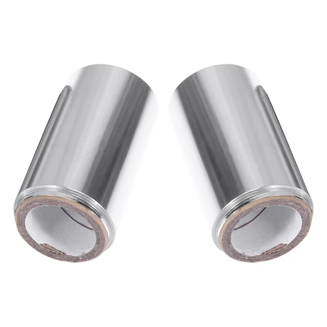 2 rollos de papel de aluminio para colorear el cabello hojas de papel de aluminio lámina para el cabello