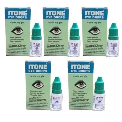 12 X Itone gouttes pour les yeux à base de plantes 10 ml garde les yeux au...