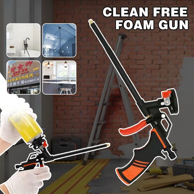 Heavy Duty PU Expanding Foam Gun Applicator Filler DIY Caulking Pr Sealing S1U2