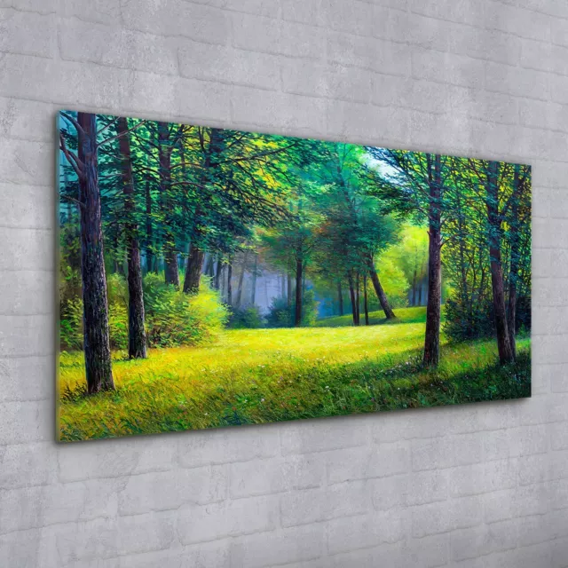 Acrylglasbild Wandbild Plexiglas 100x50 Wand Kunst Bild Malerei Landschaft