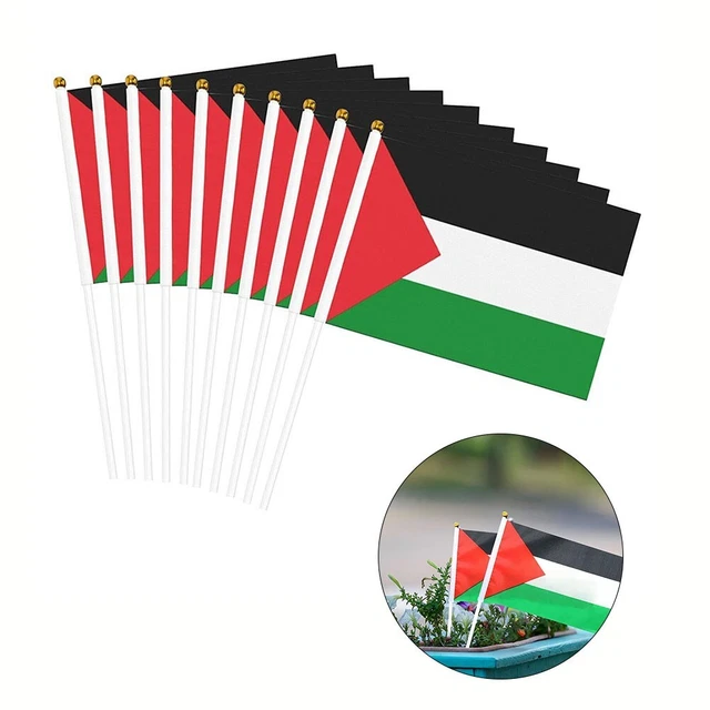 90x150cm Polyester Drapeau Palestinien - 90x150cm Avec œillets Laiton étendard Avec œillets Laiton