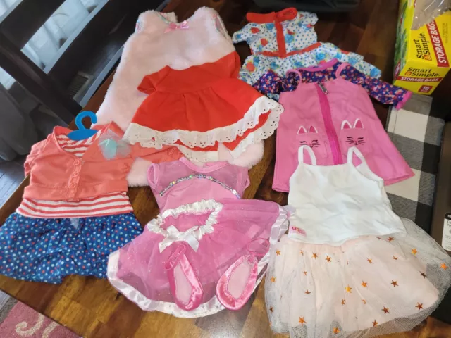 7 sets My Life, Our Generation Doll Clothes.