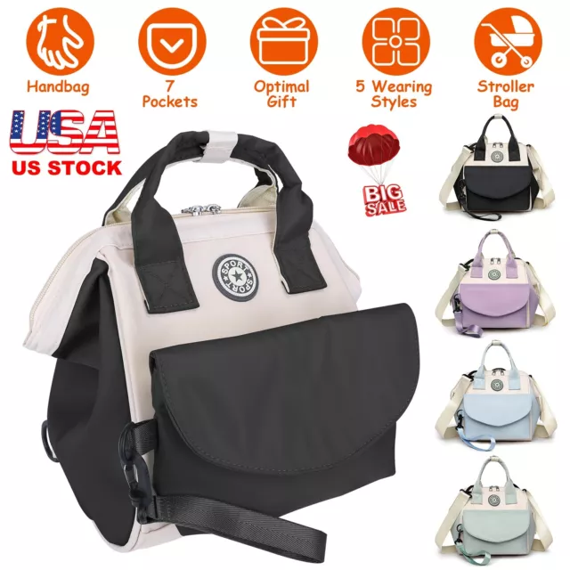 Baby Nappy Diaper Bag Mummy Maternity Large Capacity Baby Travel Backpack