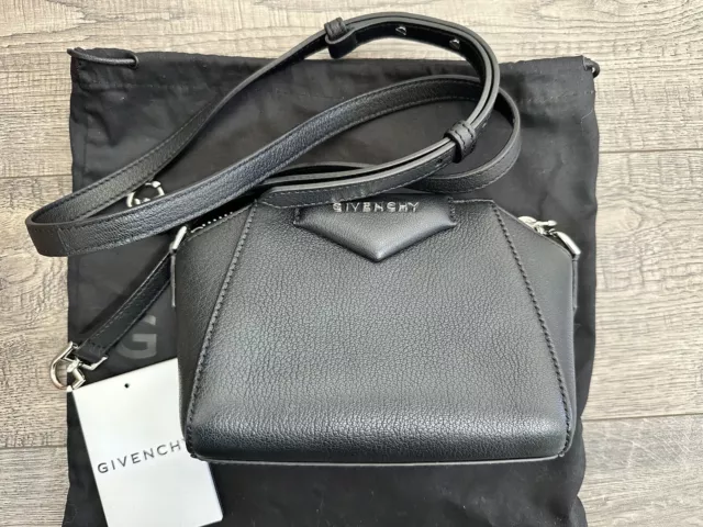 GIVENCHY Antigona Nano Crossbody Bag in Leather Black