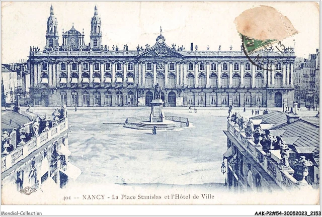AAKP2-54-0105 - NANCY - place Stanislas et l'hôtel de ville