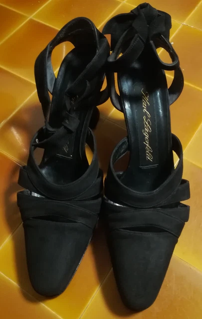Chaussures Escarpins Karl Lagerfeld - Cuir Nubuck Noir - Pointure 39