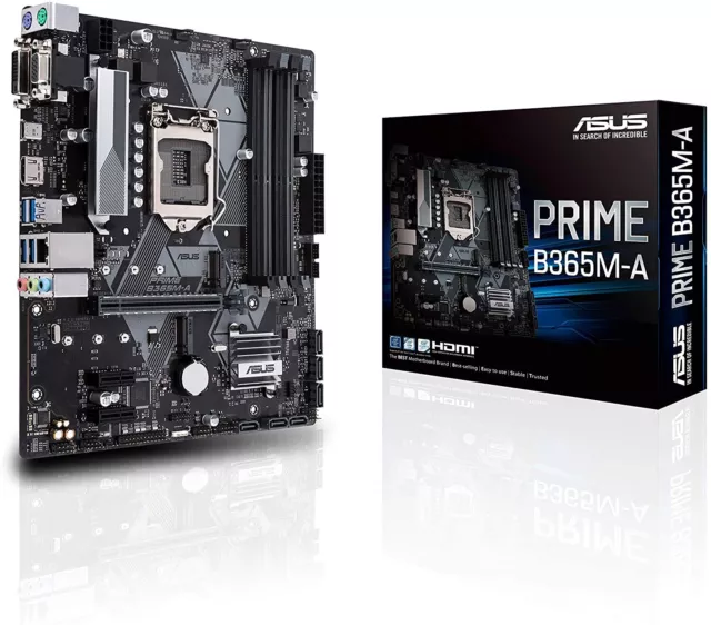 ASUS Prime B365M-A Mainboard Intel B365 Sockel 1151 Dual Channel 7.1 Sound µATX