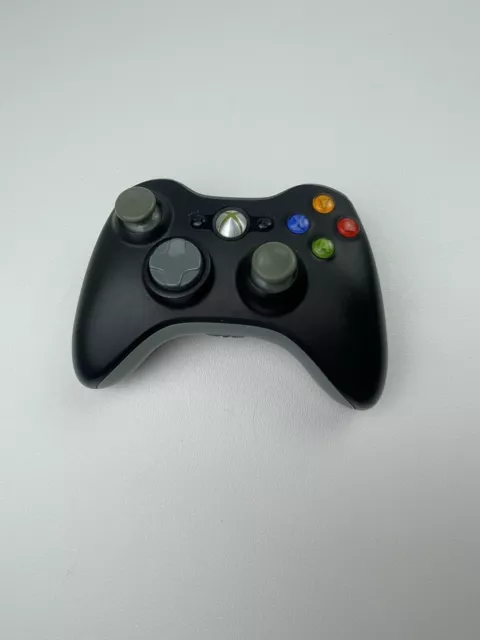 Official Microsoft Xbox 360 Black Wireless Controller Genuine  OEM Not Tested.