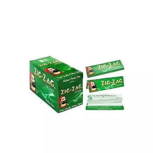 1200x ZIG ZAG GREEN Rizla Cut Corners ROLLING Papers Tobacco Cigarette Filter