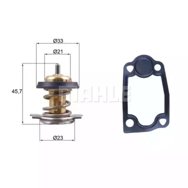 Thermostat Kühlmittel MAHLE TX 266 79D für Fiat Peugeot Citroën Ducato Boxer