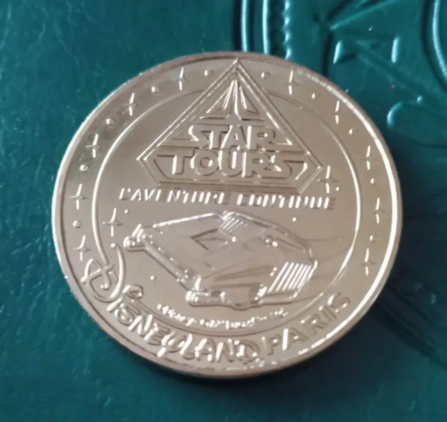 Medaille  Jeton  Touristique  Monnaie  De  Paris  Disneyland   2022 _Star Tours