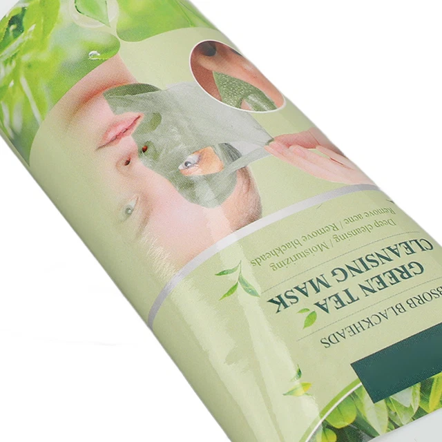2 X Máscara Despelable de Té Verde Nutritiva Limpieza Profunda Reducir Poros Suave TDM