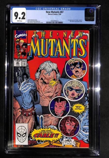 New Mutants #87 CGC 9.2 - First Appearance of Cable - Marvel Comics 1990 (CT) 21