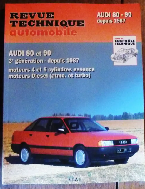 80-90 87- Revue Technique AUDI Etat - NEUVE PORT Reduit France