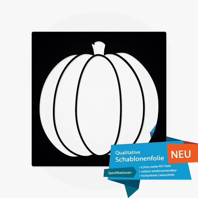 Schablone im Halloween Kuerbis v11 Design