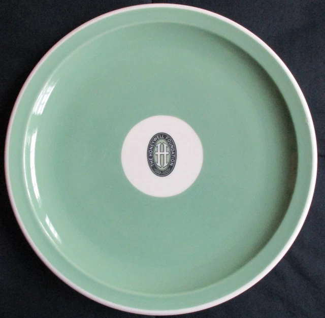 1951 Souvenir Syracuse China Dinner Plate Honeywell Foundation Wabash Indiana