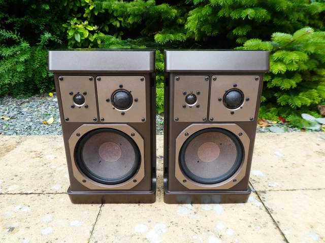 Paire D'Enceintes Grundig 103 M Vintage – Haut-parleurs Avec Fil, Bon état