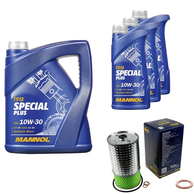 SCT Pacchetto Revisione Germania MANNOL Speciale Plus 10W-30 8L per Ssangyong