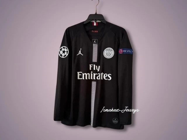 CAMISETA NEGRA MANGA larga Neymar JR #10 PSG 2018-2019 Champions
