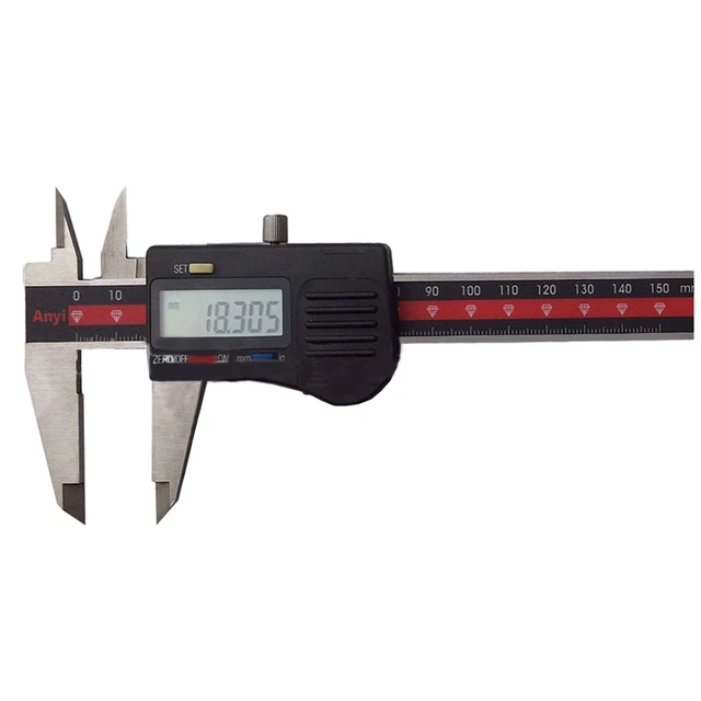 DIGITAL MEASURING WIDE Jaw Cable Vernier Wire Rope Calipers Tool 0